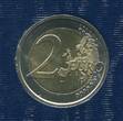 Vatikan 2 Euro Gedenkmünze 2014 25. Jahrestag des Falls der Berliner Mauer Unc in folder, orig. packaging