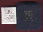Vatikan 50 Euro Gold 2014 Papst Franziskus - 450.Jahrestag des Todes von Michelangelo - MMXIV Proof with coa, carton and original box