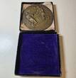Preussen Preußen Prussia Guß-Medaille Bronze Cast ohne Medaille zur Goldenen Hochzeit Evangelische Altpreußische Union as cast with original Box