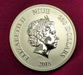 Niue Islands 250 Dollars 1 Unze Ounce Gold 2018 Dagobert Duck - Uncle Scrooge McDuck BU with capsule