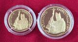 Vatikan 20 und 50 Euro Goldmünzen Gold 2002 MMII - Papst Johannes Paul II. - Pope John Paul II. Proof deep cameo set with box, coa & carton