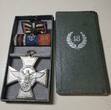 Germany, Third Reich Deutschland Kreuz Abzeichen Orden Versilbert 1933-1945 Polizei Dienstauszeichnung in Silber (18 Jahre) - Für Treue Dienste USA AU with box