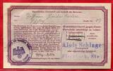 Deutschland Germany 1933 - 1945 1 Mark Reichsmark 1940 Wertschein Kriegswinterhilfswerk Ser. II. C Violett au/UNC coloration