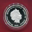 Tuvalu 50 Cents Silbermünze 2023 Lunar - Year of the Rabbit (1/2 oz, coloriert) proof in capsule with certificate, orig. packaging