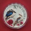 Australien Australia 1 Dollar Silbermünze Kookaburra - World Money Fair 2023 (1 oz, coloriert) BU in capsule, certificate, orig. packaging