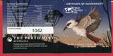 Australien 1 Dollar Silbermünze Kookaburra - World Money Fair 2018 (1 oz, coloriert) BU in capsule with certificate, orig. packaging