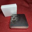 Palau 5 Dollars 1 Oz Unze Silber 2017 Pirate Skull Piratenschädel Skulpturmünze Antique finish with box, coa & slipcase