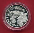 Frankreich 1,50 Euro Silber 2004 60 Jahre Landung in der Normandie - D-Day FB in Kapsel, Zertifikat, Box & Umkarton; OVP