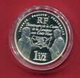 Frankreich 1,50 Euro Silber 2003 The Sale of Louisiana to the United States FB in Kapsel, Zertifikat, Box & Umkarton; OVP