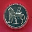Irland 15 Euro Silber 2010 Animals of Irish Coinage - Pferde FB in Kapsel, Zertifikat, Box & Schuber; OVP