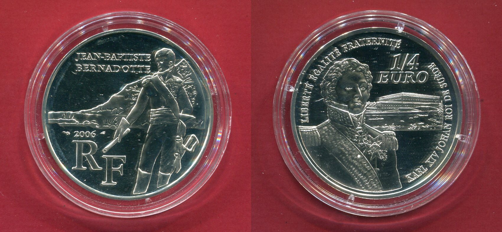 1/4 Euro En Argent France 2003 – Qualité TTB, Pièce De Collection