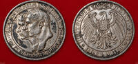 Germany Brandenburg Preußen Prussia Kaiserreich 3 Mark Universität Breslau Jahrhundertfeier -