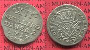 Dänemark 12 XII Skilling Danske Dänemark XII Skilling Danske 1717 CW Frederik IV. -
