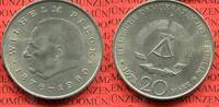 DDR GDR Deutsche Demokratische Republik 20 Mark Neusilber DDR 20 Mark Gedenkmünze Neusilber 1972 Wilhelm Pieck -