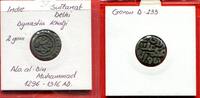 Indien India Dehli 2 Garni Indien Sultanat Dehli 2 Garni Silber Ala al-Din Muhammad 1296 - 1316 A.D. -