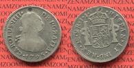 Königreich Spanien, Peru 2 Reales Königreich Spanien, Lima 2 Reales 1795 Karl III. Carlos III. 1759-1788 -