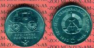 DDR 5 Mark Gedenkmünze 500 Jahre Postwesen -