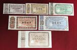 Bethel Bodelschwinghsche Anstalten 0,50 bis 20 DM Warengutscheine Vorstände der Anstalten Bethel,Sarepta,Nazareth 6 Banknoten Selten -