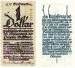 Goldanleihe Anteilsschein Ein Dollar Vier Goldmark Zwanzig Goldpfennige Landesbank Provinz Westfalen Münster -