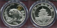 China Volksrepublik PRC 10 Yuan Shanghai Coin & Stamp Top Pop -