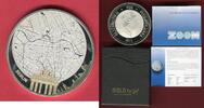 Republic of Fiji, Fidschi Inseln 5 Dollar Silbermünze Berlin Stadtplan - Brandenburger Tor mit 24 Karat Vergoldung - 2 Unzen Silber -