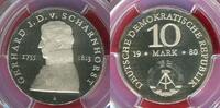 DDR 10 Mark Gerhard von Scharnhorst 225th Anniversary of Birth PP -