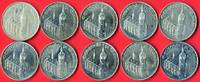 DDR 10 x 5 Mark Lot Gedenkmünzenlot für die Schloßkirche zu Wittenberg -