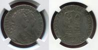 ENGLAND 1/2C William and Mary Cleaned, only details grades certified for this Type -