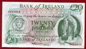 Nordirland Northern Ireland 20 Pfund Pounds Banknote Belfast Bank of Ireland Schiff sig. Harrison -
