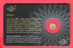 Ruanda 10 FRW Minigoldmünze - 1/200 Unze Gold Koala - aus der Serie Icons of the World - Gold Affordable -