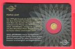 Ruanda, Rwanda 10 FRW Minigoldmünze - 1/200 Unze Gold Maple Leaf - aus der Serie Icons of the World - Gold Affordable -