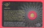 Ruanda, Rwanda 10 FRW Minigoldmünze - 1/200 Unze Gold Mexico Libertad - aus der Serie Icons of the World - Gold Affordable -