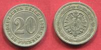 Kaiserreich 20 Pfennig kleiner Adler -