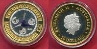 Australien Australia 20 Dollars Bi Metallic Gold Silver Gregorian Millenium Bi Metal -