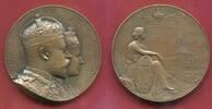 England Großbritannien United Kingdom Bronze Gußmedaille Bronze Cast Medal Krönung Coronation Edward VII. und Alexandra 26. Juni 1902 E. Fuchs 1901 -