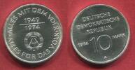 DDR GDR Eastern Germany 10 Mark Materialprobe Silber 25 Jahre DDR Silberprobe Probe Stgl Video -