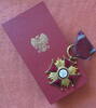 Polen, Poland Peoples Republic Orden mit Band Verdienst-Kreuz, Republik Polen RPL in Gold mit Etui -
