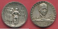 Weimarer Republik Karl Goetz Medaille Silbermedaille Albert Leo Schlageter Hinrichtung 26. Mai 1923 Bayer Hauptmünzamt Feinsilber -
