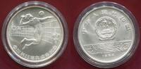 China PRC 10 Yuan Volleyball Rare in Matte -