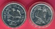 Falkland-Inseln 5 + 10 Pfund Whale and Duck - Endangered Wildlife -