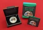 Tuvalu 1 Dollar Silbermünze - 1 oz Silver Proof Coin Australia's Remarkable Reptiles - Blue Tongue Lizard - Blauzungenskinke -