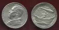Medaille Zeppelin Weltumrundung Silbermedaille Zeppelin Weltflug 1929 Lakehurst Los Angeles Tokio Freidrichshafen von Goetz -