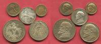 Germany Deutschland Karl Götz Proben Bayern 10, 20, 2, 3 und 5 Mark Proben 5 Münzen Coins König Ludwig III. Proben Patterns Bronze oder Kupfer -