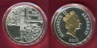 Alderney 5 Pounds Silbermünze mit Teilvergoldung 50. Regierungsjubiläum Elisabeth II. -