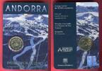 Andorra 2 Euro Gedenkmünze Ski Alpin Finale Weltcup - Weltmeisterschaft in Grandvalira -