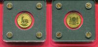 Tschad 3000 Francs CFA Gold 2020 Springbock 1/500 Unze PP in Hartplastik