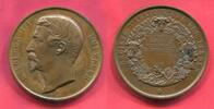 Frankreich France Kupfermedaille Cuivre Copper Preismedaille Napoleon III. Societe Agriculture des Landes Rand Cuivre -