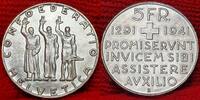 Schweiz Switzerland 5 Franken Liber 650 Jahre Eidgenossenschaft -