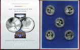 Deutschland 5 x 10 Euro Silbermünzen IAAF Leichtathletik WM Berlin 2009 -