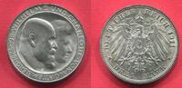 Württemberg 3 Mark Silberhochzeit des Königspaares -